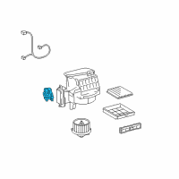 OEM Toyota Highlander Servo Diagram - 87106-53020