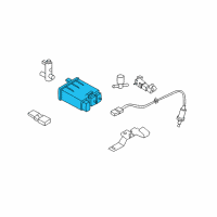 OEM Infiniti M35 CANISTER Assembly-EVAPORATION Diagram - 14950-EH10A