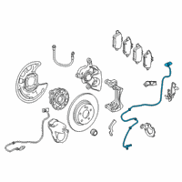 OEM 2018 Infiniti QX30 Sensor Assembly Anti Ski, Rear Diagram - 47900-HG00A