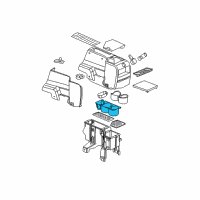 OEM Saturn Vue Cup Holder Diagram - 15780001