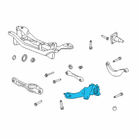 OEM 2009 Ford Focus Knuckle Diagram - 9S4Z-5A968-A