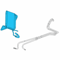 OEM 2003 Cadillac CTS Cooler, Trans Fluid Auxiliary Diagram - 25740120