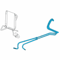 OEM Cadillac CTS Hose & Tube Assembly Diagram - 25740121