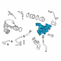 OEM Acura TLX Turbocharger Assembly Diagram - 18900-6B2-A02