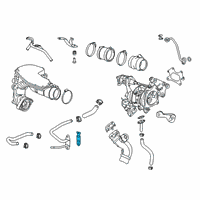 OEM 2018 Honda Accord Gasket, Turbocharger Pipe Diagram - 19524-6B2-A01