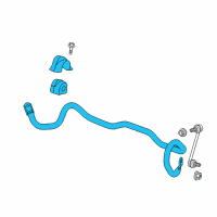 OEM 2019 Buick Regal TourX Stabilizer Bar Diagram - 84144881