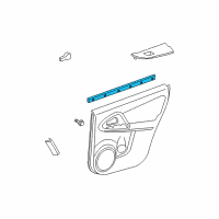 OEM 2012 Toyota RAV4 Belt Weatherstrip Diagram - 68173-0R010