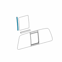 OEM 2014 Ford F-250 Super Duty Side Weatherstrip Diagram - 8C3Z-2542052-E