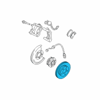 OEM 2004 GMC Envoy XL Rotor Diagram - 19181002