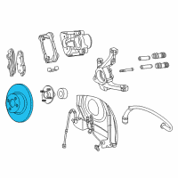 OEM 2002 Chrysler PT Cruiser Brake Rotor Diagram - 4509994AD