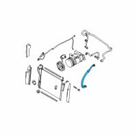 OEM Nissan Armada Hose-Flexible, Low Diagram - 92480-ZT00A