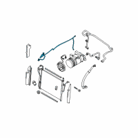OEM Nissan Titan Pipe Front Cooler High Diagram - 92440-ZT05A
