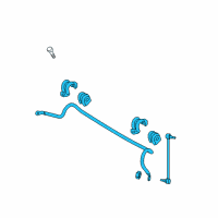 OEM 2009 Kia Amanti Bar Assembly-Front Stabilizer Diagram - 548103F600