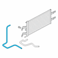 OEM 2019 Infiniti QX50 Hose-Oil Cooler, Auto Transmission Diagram - 21631-5NA0A