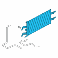 OEM 2020 Infiniti QX50 Cooler Assembly-Auto Trans Oil Diagram - 21606-5NA1A