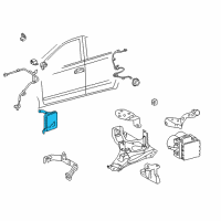 OEM Toyota Prius Control Module Diagram - 89540-47130