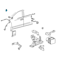 Genuine Toyota Steering Sensor Assembly diagram