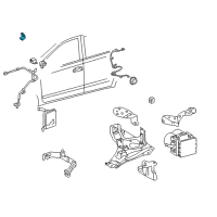 OEM Toyota Tacoma Steering Sensor Assembly Diagram - 89245-07020