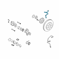OEM Hyundai Azera Hose Assembly-Brake, LH Diagram - 58731-3L001