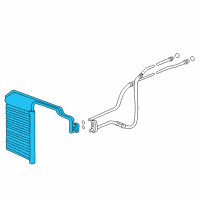 OEM BMW 740i Engine Oil Cooler Diagram - 17-21-1-435-812