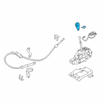 OEM 2019 Infiniti QX80 Knob Assembly-Control Lever Auto Diagram - 34910-1A62B