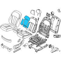 OEM 2019 BMW X7 HEATER ELEMENT BACKREST Diagram - 52-10-7-488-236