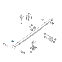 OEM Ford F-150 Spring Pad Diagram - 9L3Z-5586-B