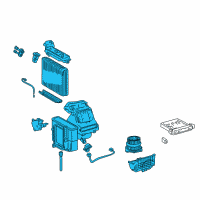 OEM Scion Evaporator Assembly Diagram - 87030-52391