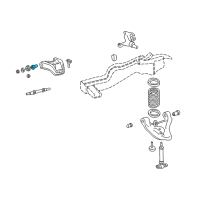 OEM 2000 GMC Jimmy Upper Shaft Bushing Diagram - 15980176