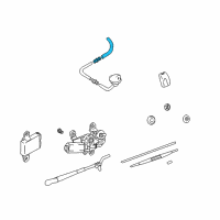 OEM Hyundai Santa Fe Hose Assembly-Rear Washer Diagram - 98950-26000