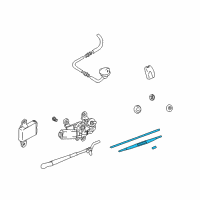 OEM 2001 Hyundai Santa Fe Front Blade Diagram - U8890-00013