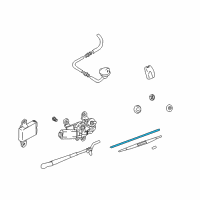 OEM 2006 Hyundai Santa Fe Rear Window Wiper Blade Diagram - 98821-26000