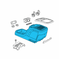 OEM 2020 Chrysler Voyager Console-Floor Diagram - 5RJ901X9AM