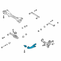 OEM 2015 Kia Sportage Arm Assembly-Rear Trailing Diagram - 552702S850