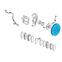 OEM 2002 Honda CR-V Disk, Front Brake (15 Diagram - 45251-SMC-N11