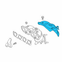 OEM Hyundai Protector-Heat Upper Diagram - 28525-2E275