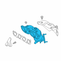 OEM 2018 Kia Forte5 Manifold Catalytic A Diagram - 285102EFA0