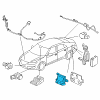 OEM 2015 Chevrolet Volt Module Diagram - 20928121