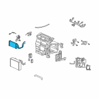 OEM Honda Civic Core, Heater Diagram - 79110-S6D-G01