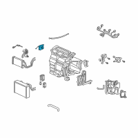 OEM 2003 Honda Civic Motor Assy., Air Mix Diagram - 79161-S6D-G41