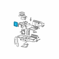 OEM Mercury Mountaineer Housing Assembly Seal Diagram - F5TZ-18529-A