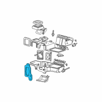 OEM Mercury Mountaineer Housing Assembly Seal Diagram - F5TZ-18529-B