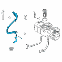 OEM 2020 Ford Transit Connect Filler Pipe Diagram - FV6Z-9034-L