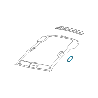 OEM Dodge Journey Lamp-Dome Diagram - 5JG58DW1AD