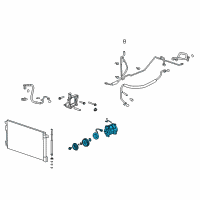 OEM Saturn Compressor Diagram - 20844676