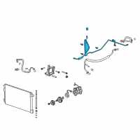 OEM 2010 Chevrolet Traverse AC Tube Diagram - 22875372