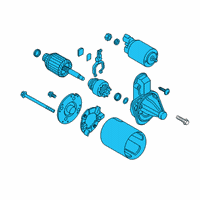 OEM Hyundai Elantra GT Starter Assembly Diagram - 36100-2B510