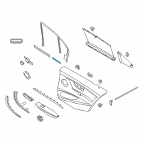 OEM BMW 320i xDrive Sealing Strip Diagram - 51-34-7-263-269