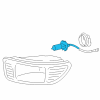 OEM Toyota Corolla Fog Lamp Bulb Diagram - 90080-81084