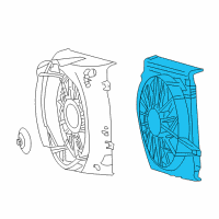 OEM 2006 Jeep Liberty Fan-Cooling Diagram - 55037691AA